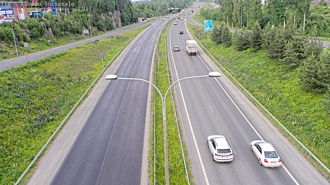 Kelikamerat Kuva Tie 5 Kuopio, Sorsasalo, Kuopio, Pohjois-Savo