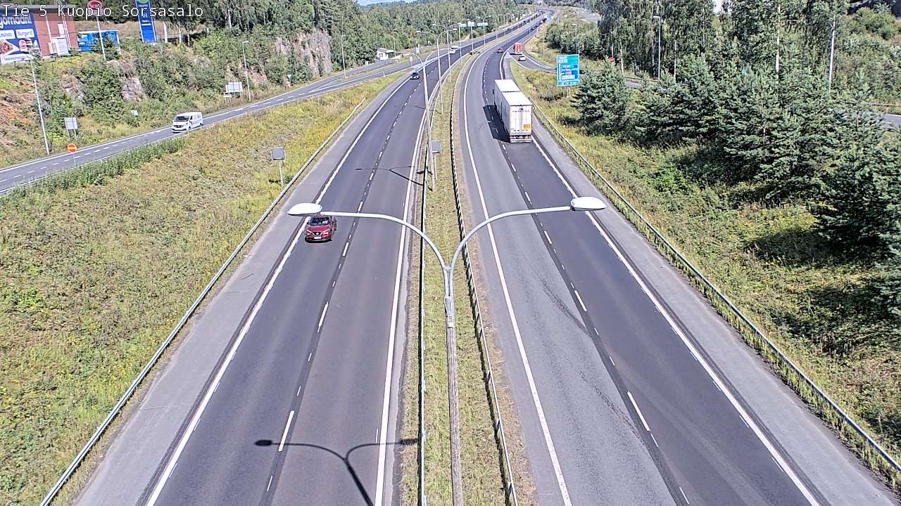 Kelikamerat Kuva Tie 5 Kuopio, Sorsasalo, Kuopio, Pohjois-Savo