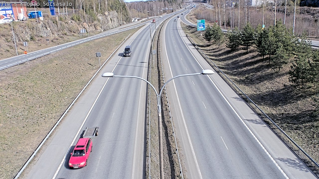 Kelikamerat Kuva Tie 5 Kuopio, Sorsasalo, Kuopio, Pohjois-Savo