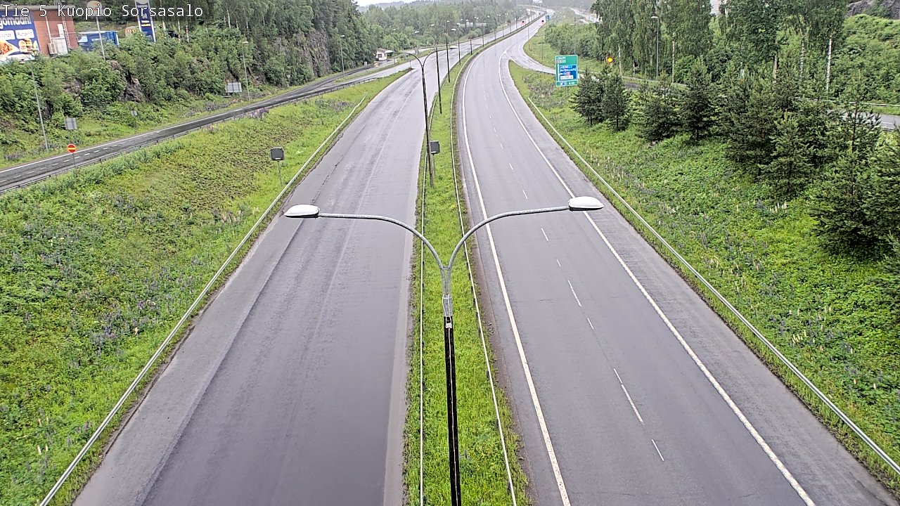 Kelikamerat Kuva Tie 5 Kuopio, Sorsasalo, Kuopio, Pohjois-Savo