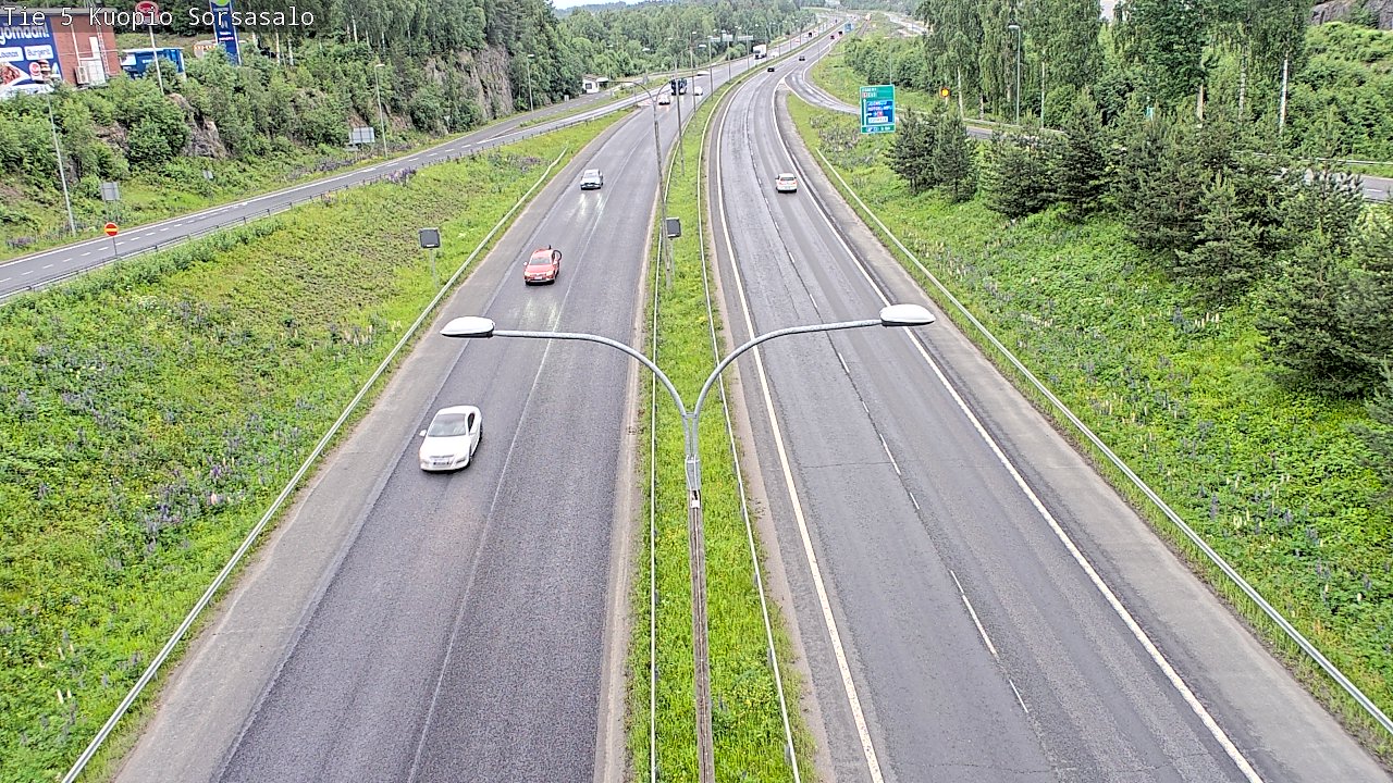 Kelikamerat Kuva Tie 5 Kuopio, Sorsasalo, Kuopio, Pohjois-Savo