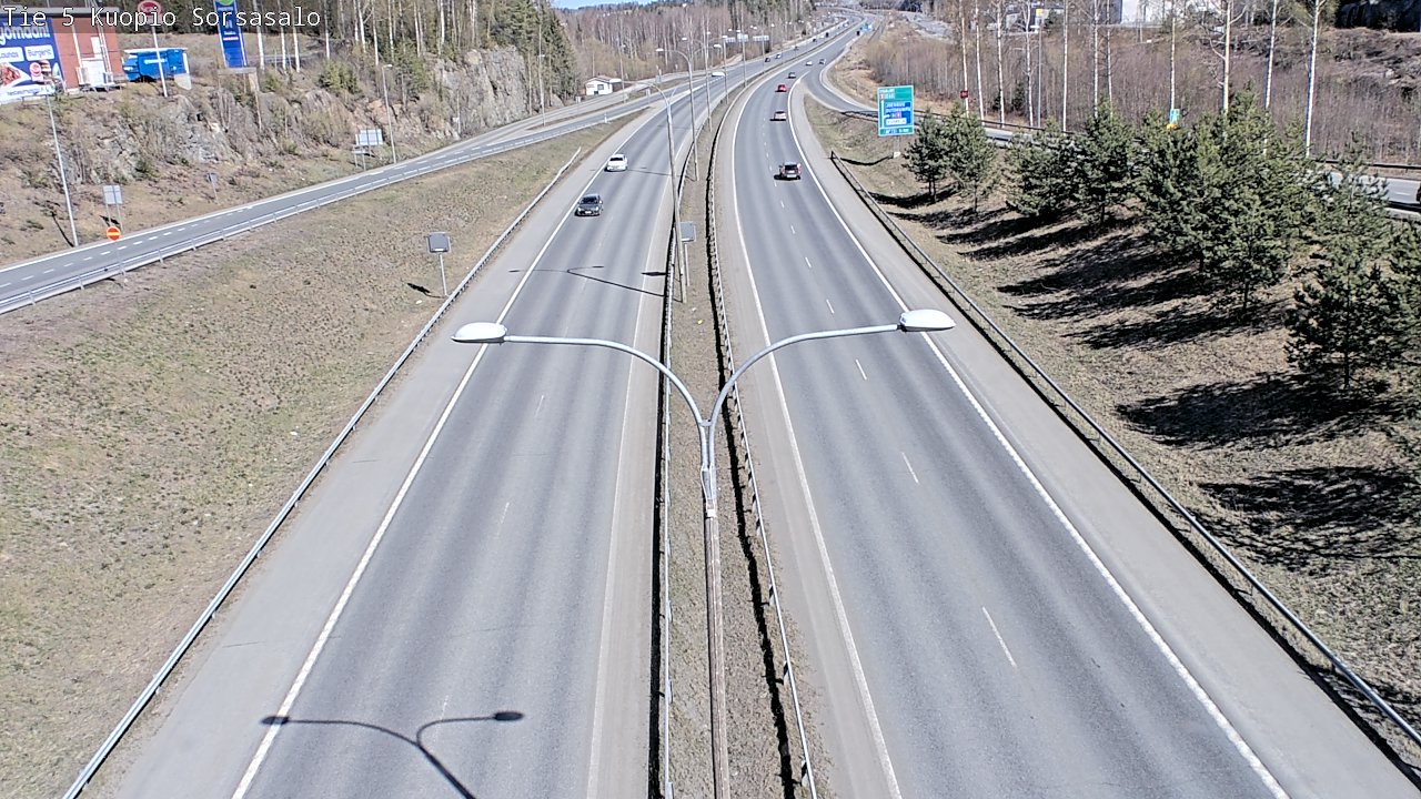 Kelikamerat Kuva Tie 5 Kuopio, Sorsasalo, Kuopio, Pohjois-Savo
