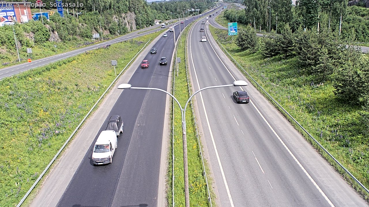 Kelikamerat Kuva Tie 5 Kuopio, Sorsasalo, Kuopio, Pohjois-Savo