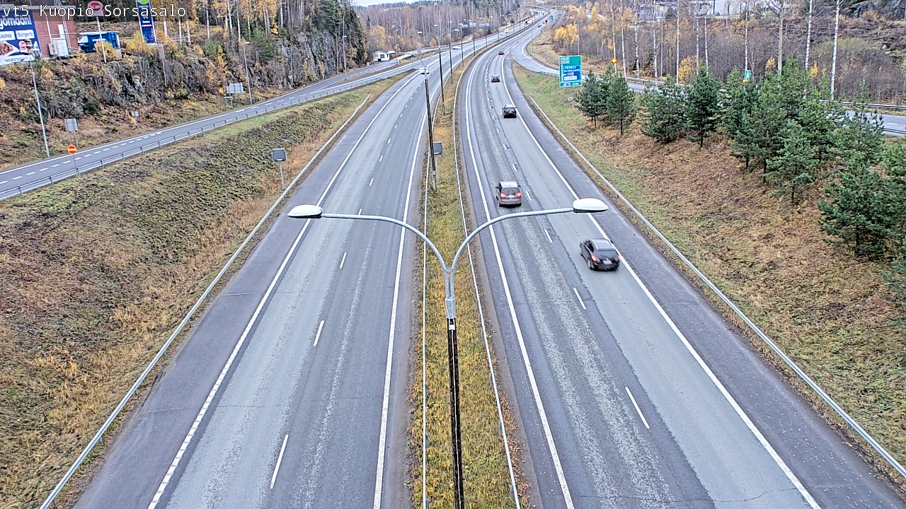 Kelikamerat Kuva Tie 5 Kuopio, Sorsasalo, Kuopio, Pohjois-Savo