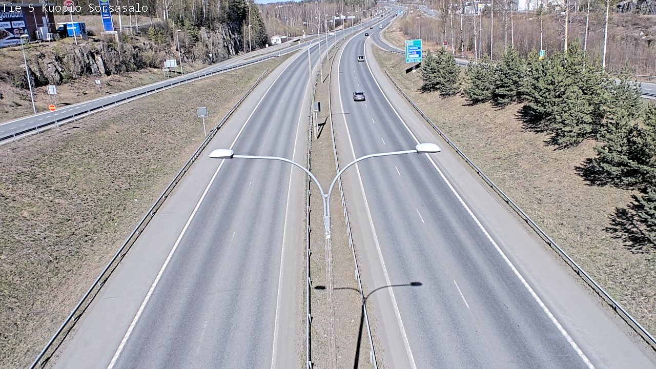 Kelikamerat Kuva Tie 5 Kuopio, Sorsasalo, Kuopio, Pohjois-Savo