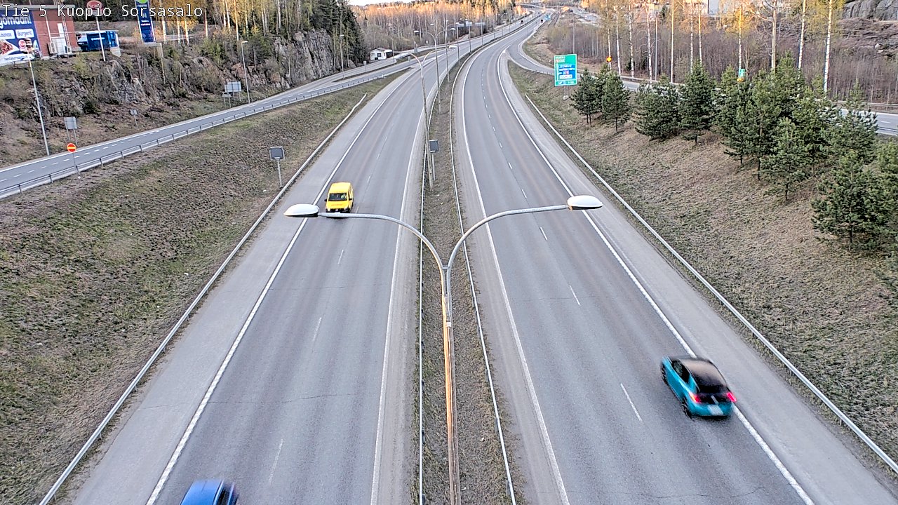 Kelikamerat Kuva Tie 5 Kuopio, Sorsasalo, Kuopio, Pohjois-Savo