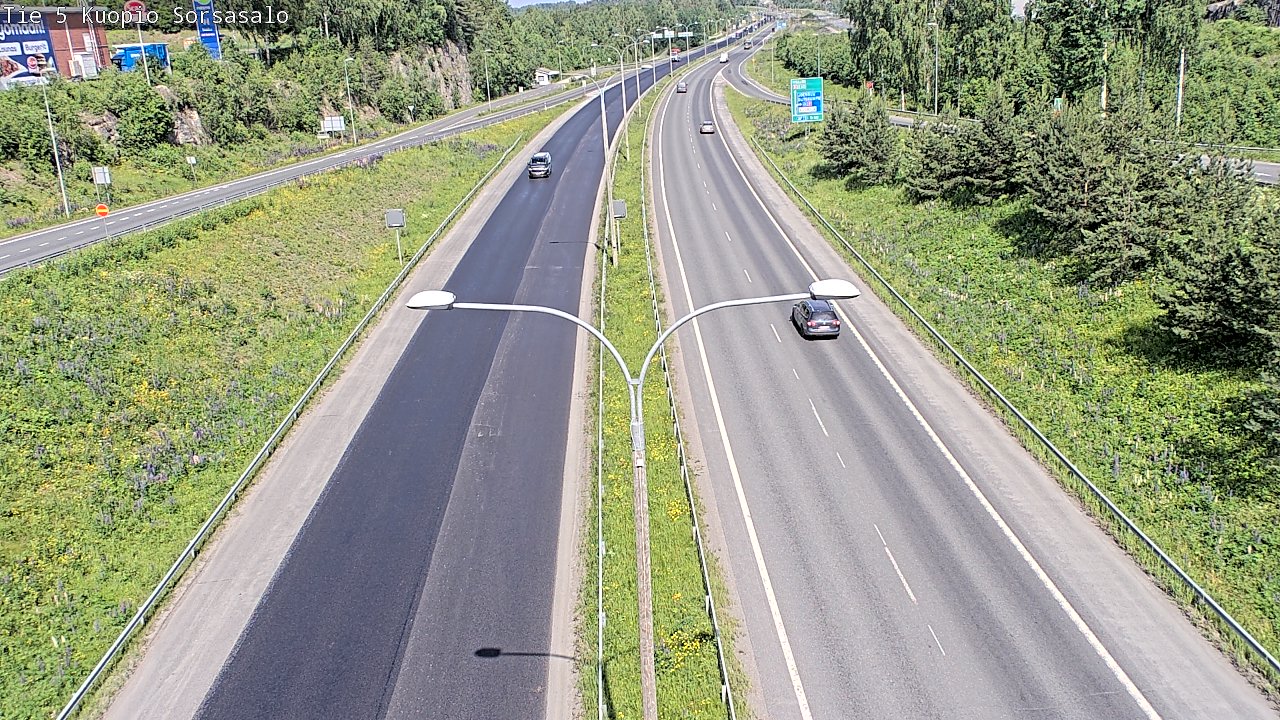 Kelikamerat Kuva Tie 5 Kuopio, Sorsasalo, Kuopio, Pohjois-Savo