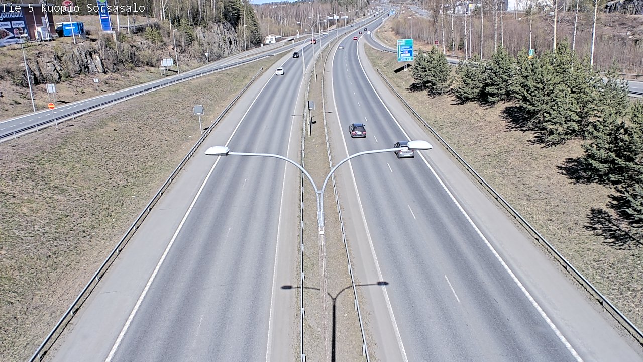 Kelikamerat Kuva Tie 5 Kuopio, Sorsasalo, Kuopio, Pohjois-Savo
