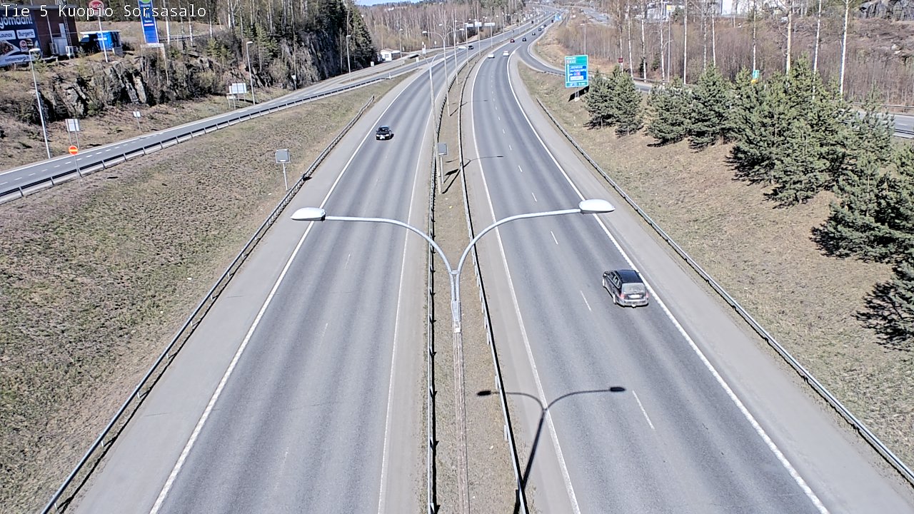 Kelikamerat Kuva Tie 5 Kuopio, Sorsasalo, Kuopio, Pohjois-Savo