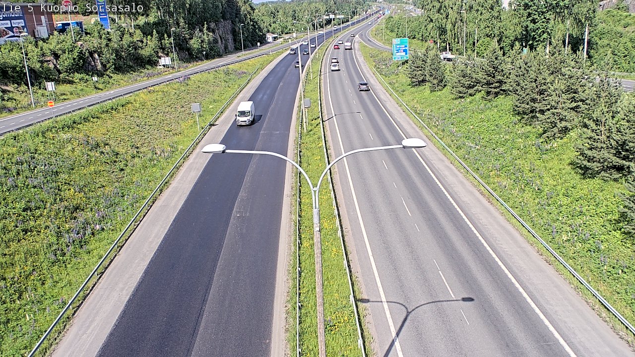 Kelikamerat Kuva Tie 5 Kuopio, Sorsasalo, Kuopio, Pohjois-Savo