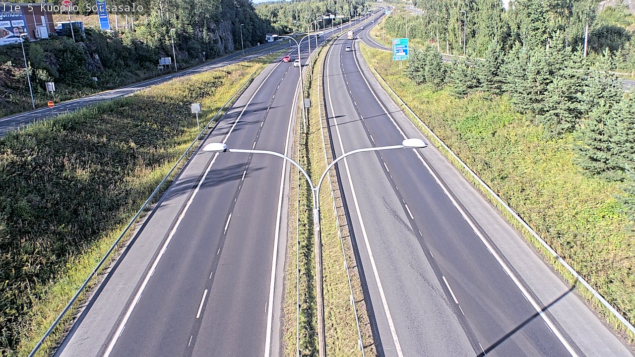 Kelikamerat Kuva Tie 5 Kuopio, Sorsasalo, Kuopio, Pohjois-Savo