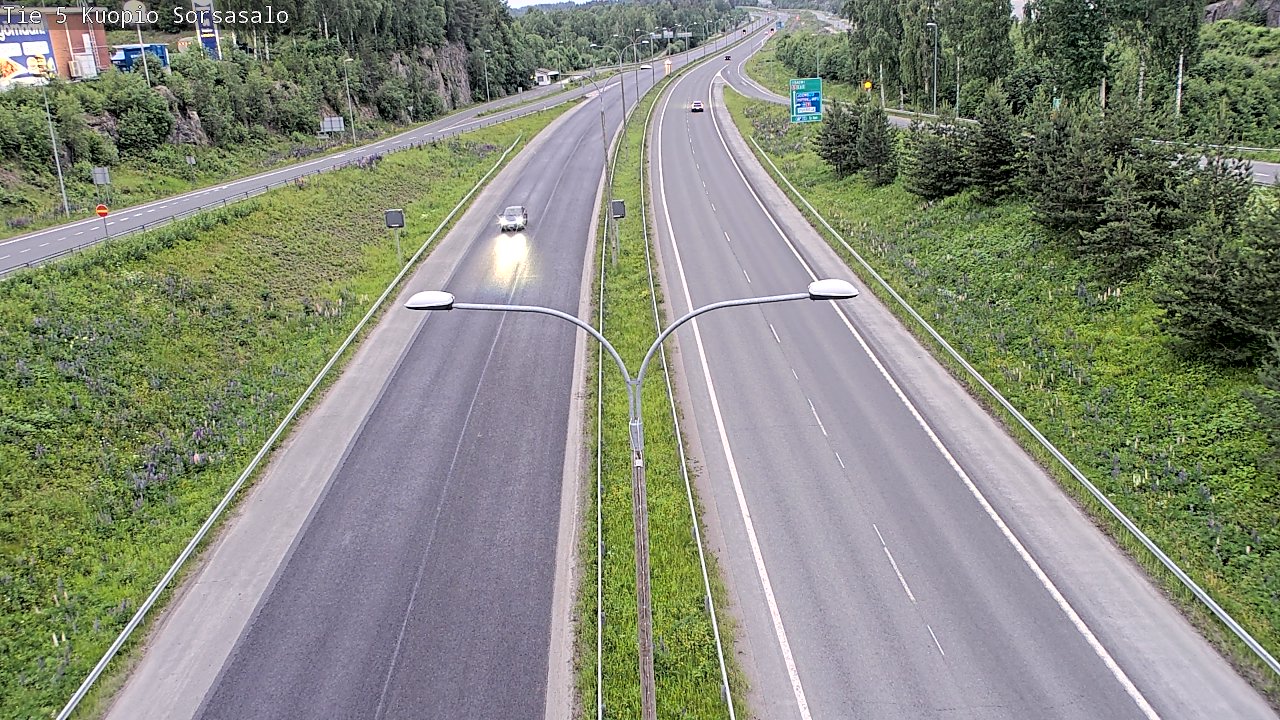 Kelikamerat Kuva Tie 5 Kuopio, Sorsasalo, Kuopio, Pohjois-Savo