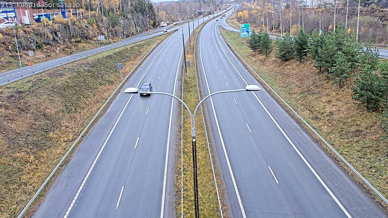 Kelikamerat Kuva Tie 5 Kuopio, Sorsasalo, Kuopio, Pohjois-Savo