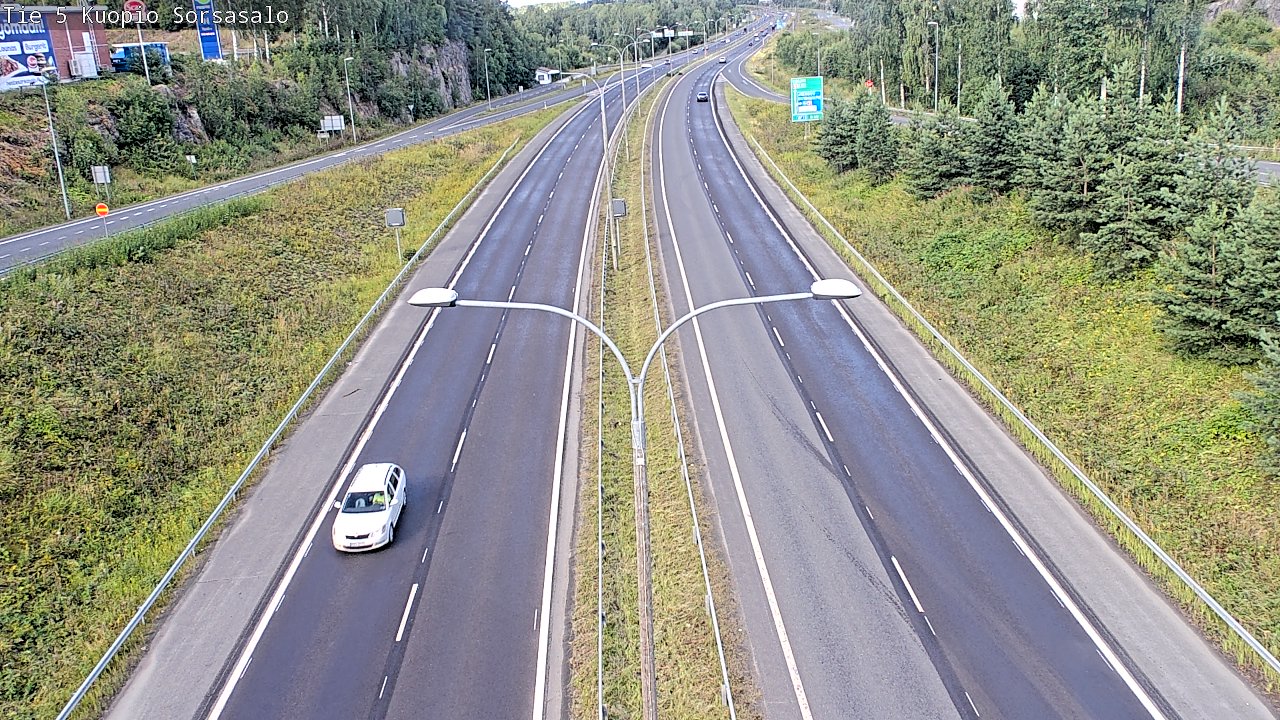 Kelikamerat Kuva Tie 5 Kuopio, Sorsasalo, Kuopio, Pohjois-Savo