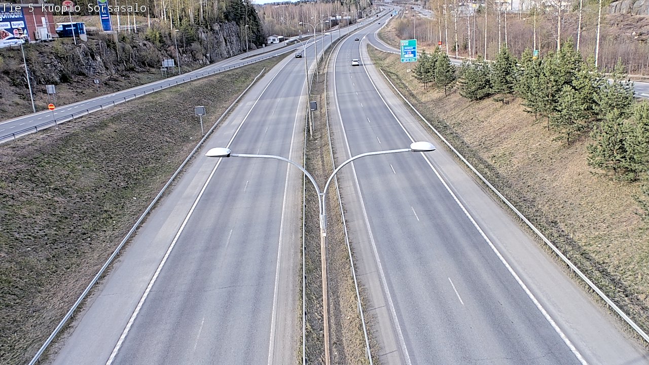 Kelikamerat Kuva Tie 5 Kuopio, Sorsasalo, Kuopio, Pohjois-Savo