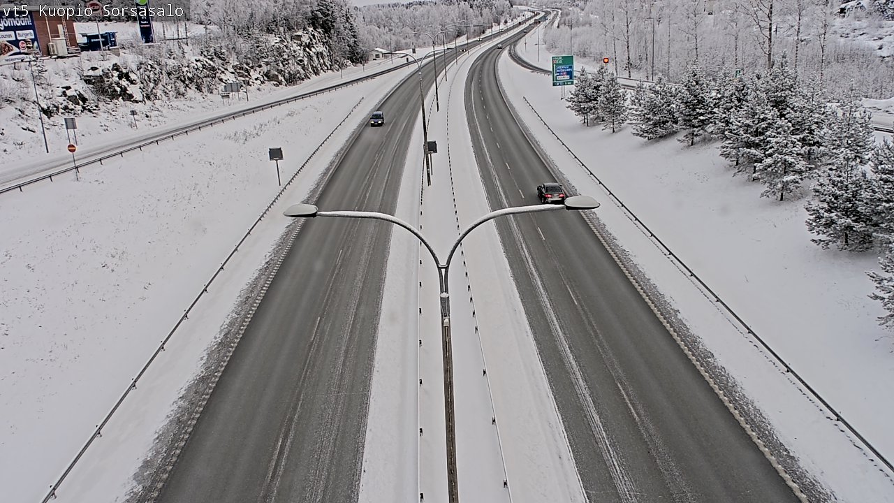 Weather Camera Image Road 5 Kuopio, Sorsasalo, Kuopio, Pohjois-Savo