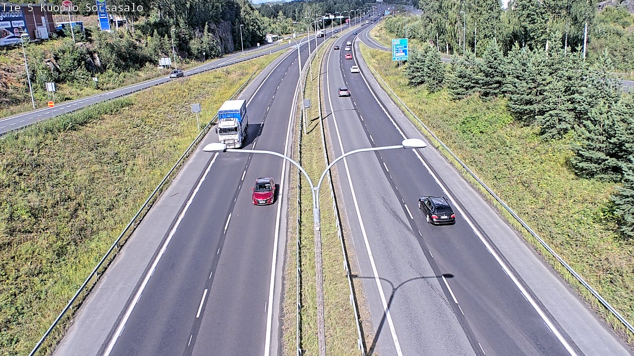 Kelikamerat Kuva Tie 5 Kuopio, Sorsasalo, Kuopio, Pohjois-Savo