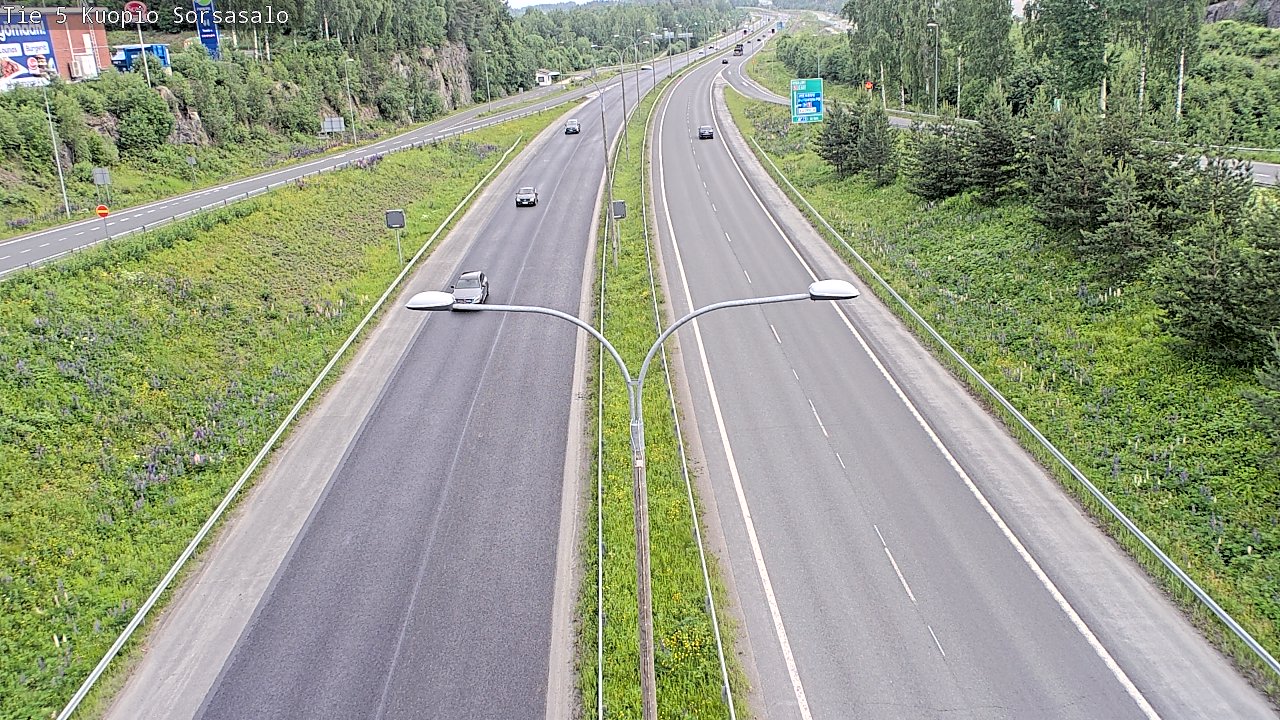 Kelikamerat Kuva Tie 5 Kuopio, Sorsasalo, Kuopio, Pohjois-Savo