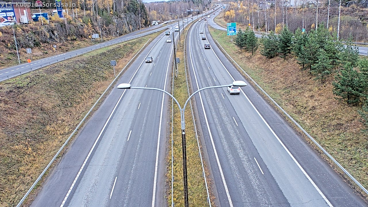 Kelikamerat Kuva Tie 5 Kuopio, Sorsasalo, Kuopio, Pohjois-Savo