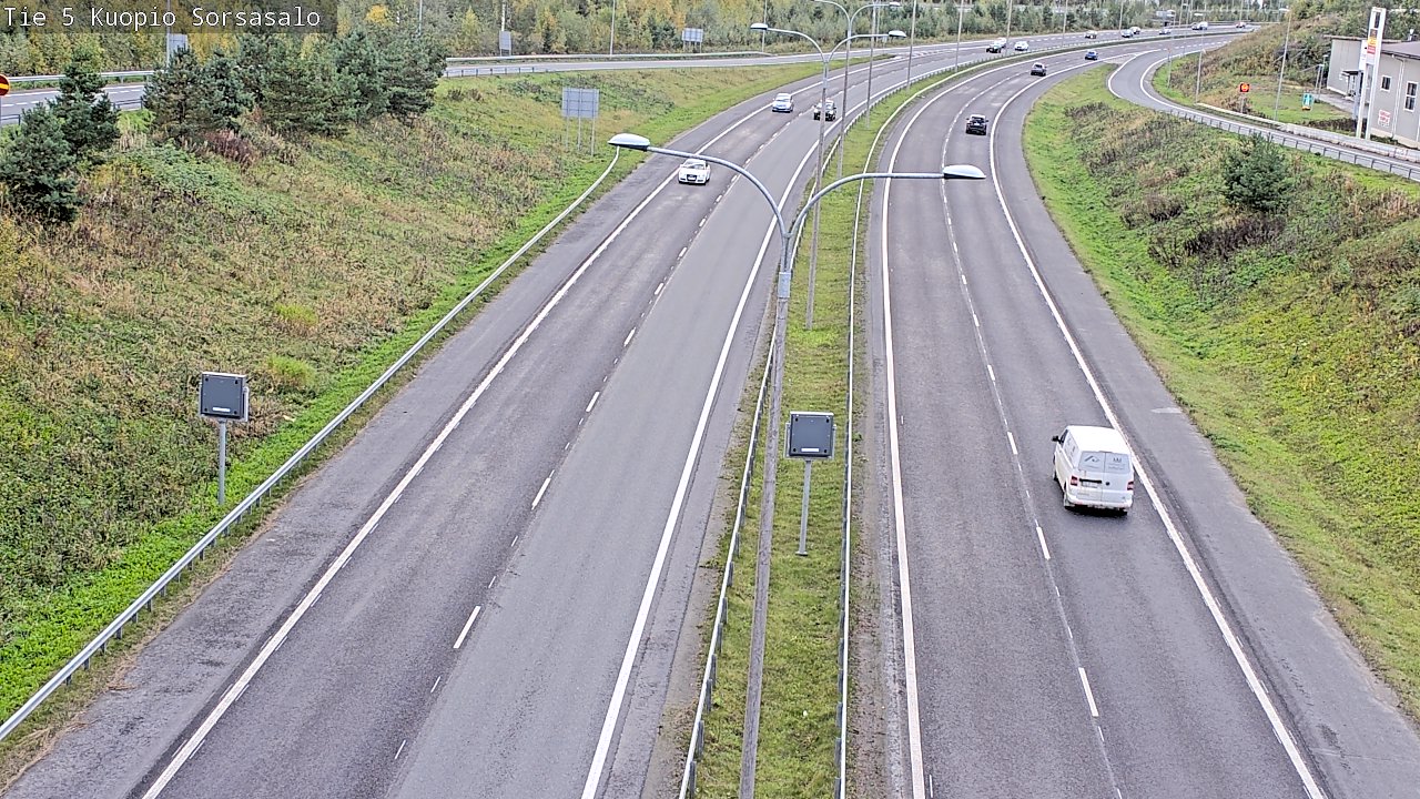 Kelikamerat Kuva Tie 5 Kuopio, Sorsasalo, Kuopio, Pohjois-Savo
