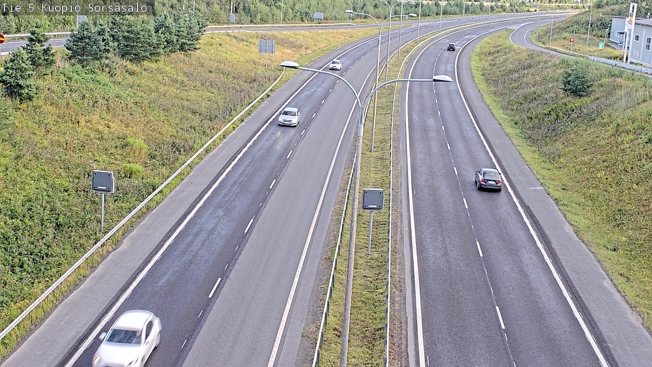 Kelikamerat Kuva Tie 5 Kuopio, Sorsasalo, Kuopio, Pohjois-Savo