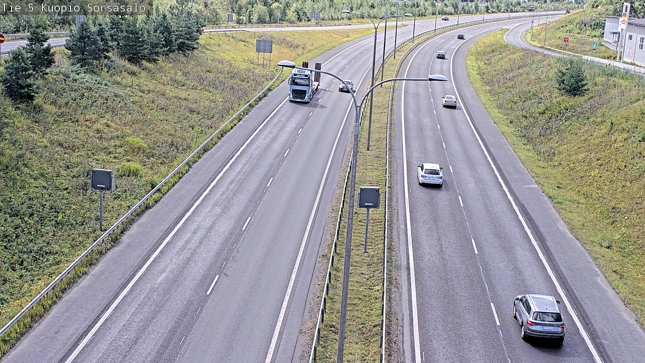 Kelikamerat Kuva Tie 5 Kuopio, Sorsasalo, Kuopio, Pohjois-Savo