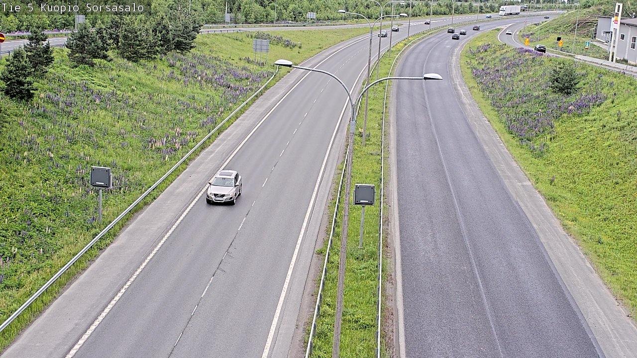 Kelikamerat Kuva Tie 5 Kuopio, Sorsasalo, Kuopio, Pohjois-Savo