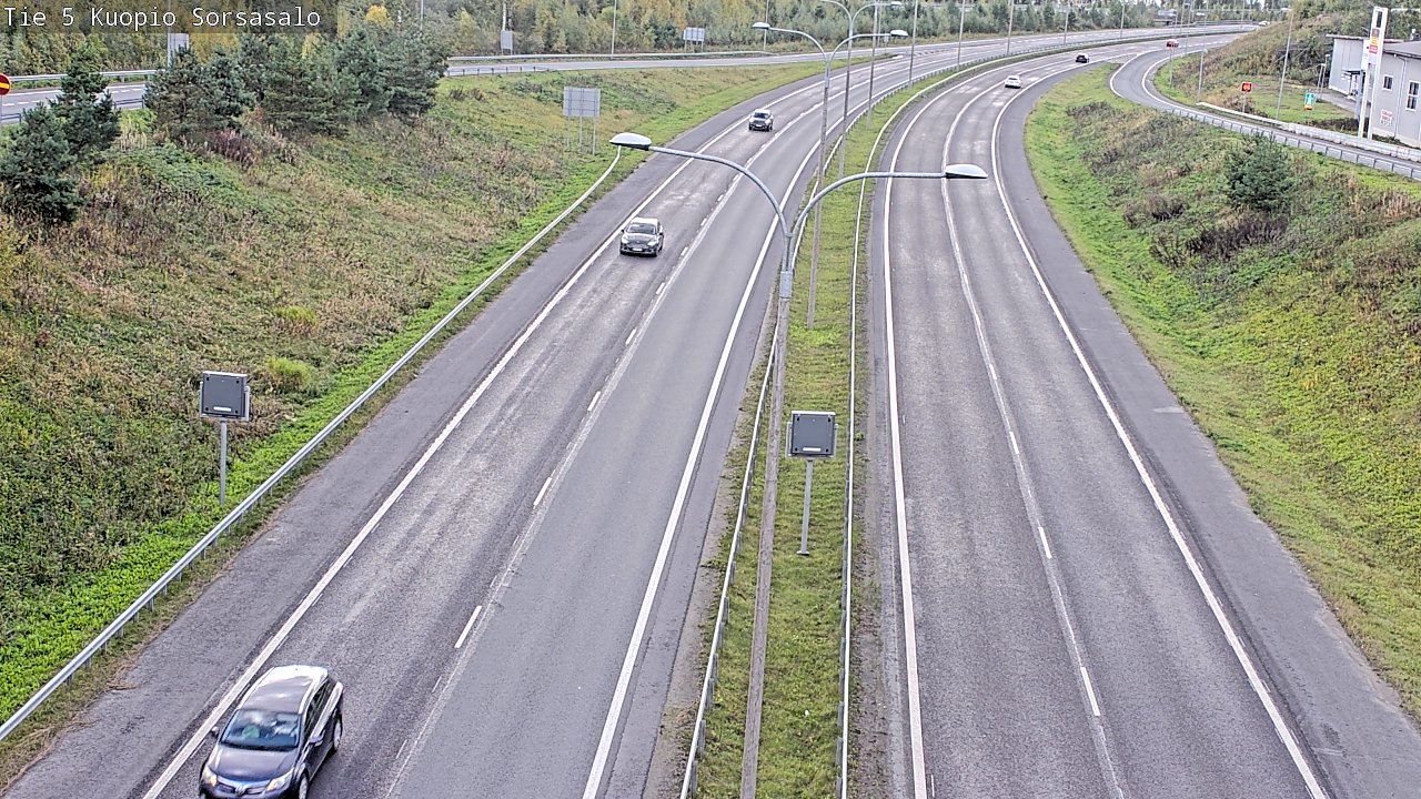 Kelikamerat Kuva Tie 5 Kuopio, Sorsasalo, Kuopio, Pohjois-Savo