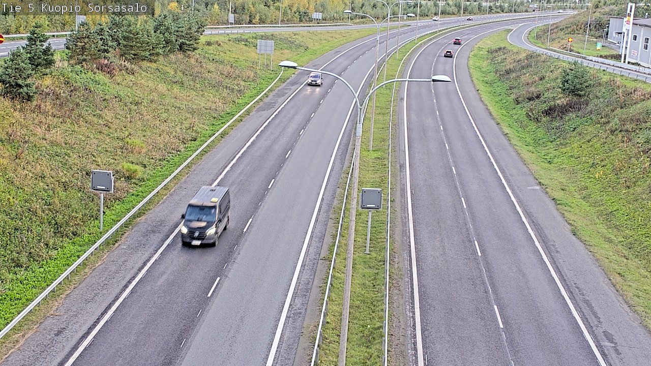 Kelikamerat Kuva Tie 5 Kuopio, Sorsasalo, Kuopio, Pohjois-Savo