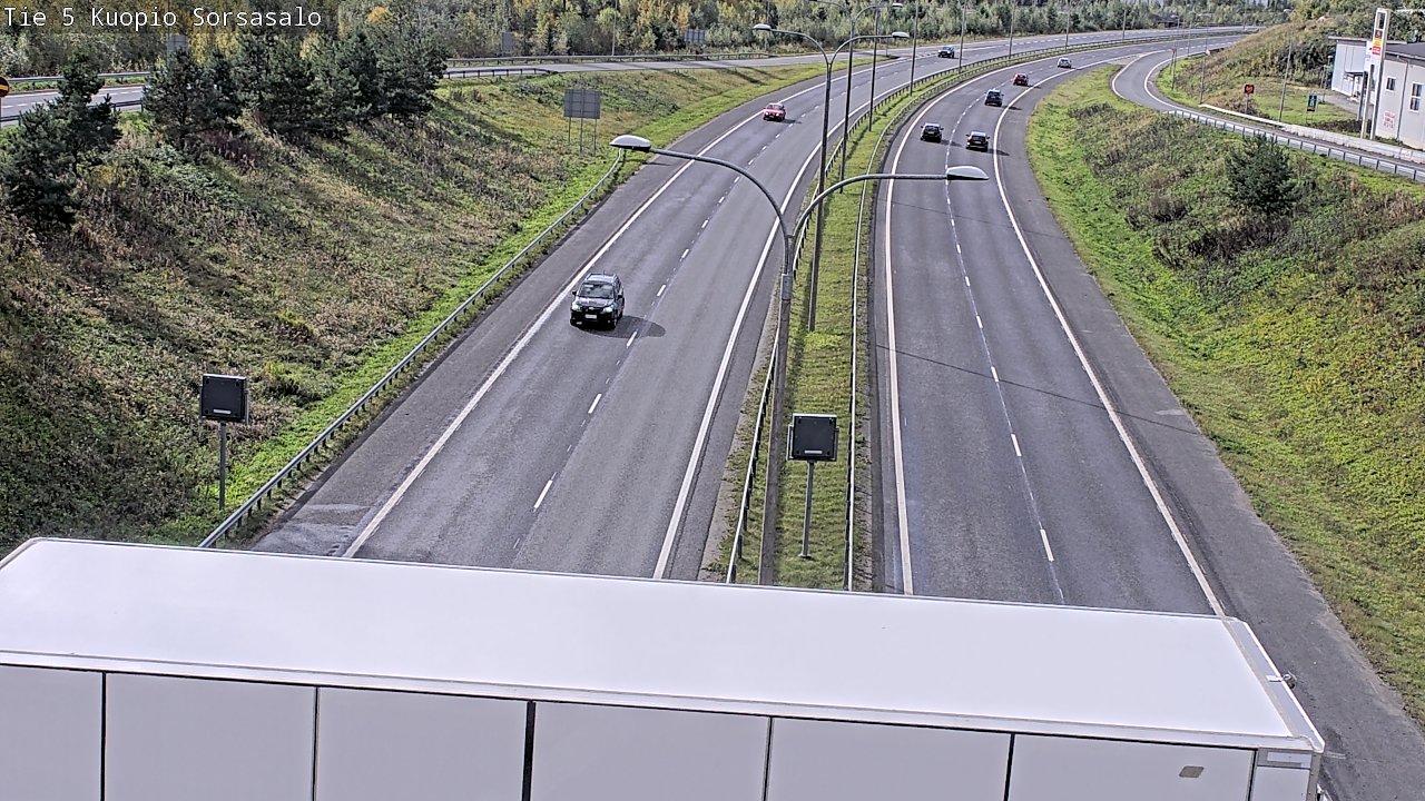 Kelikamerat Kuva Tie 5 Kuopio, Sorsasalo, Kuopio, Pohjois-Savo