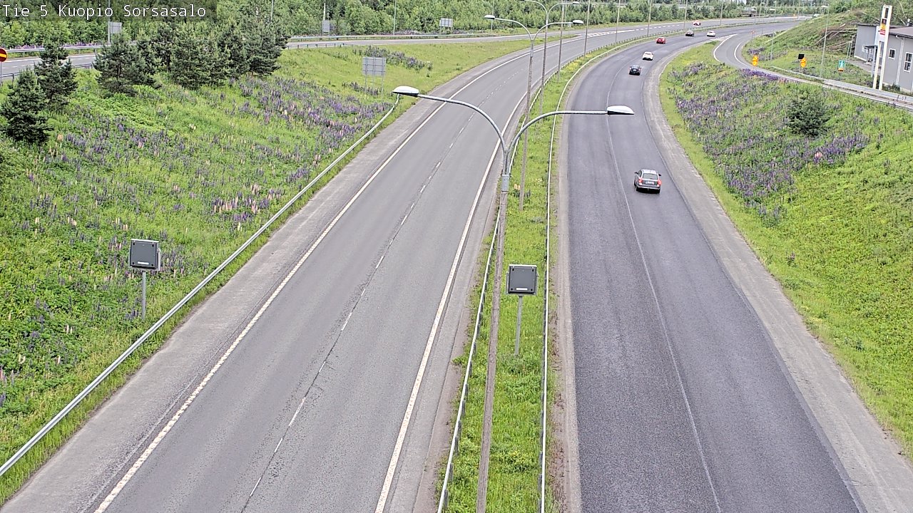 Kelikamerat Kuva Tie 5 Kuopio, Sorsasalo, Kuopio, Pohjois-Savo