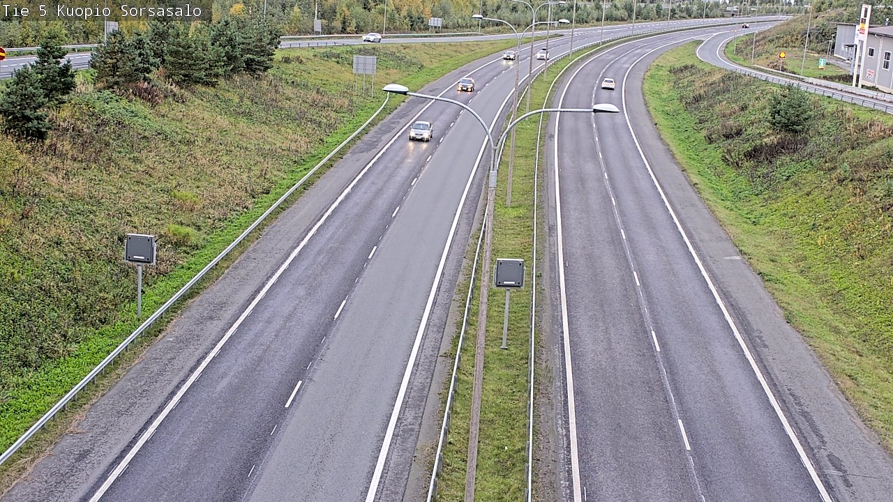 Kelikamerat Kuva Tie 5 Kuopio, Sorsasalo, Kuopio, Pohjois-Savo