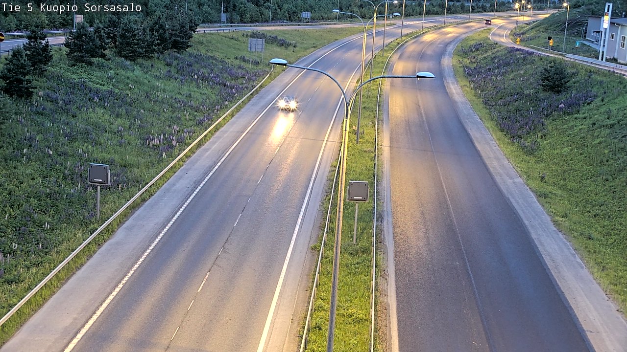 Kelikamerat Kuva Tie 5 Kuopio, Sorsasalo, Kuopio, Pohjois-Savo