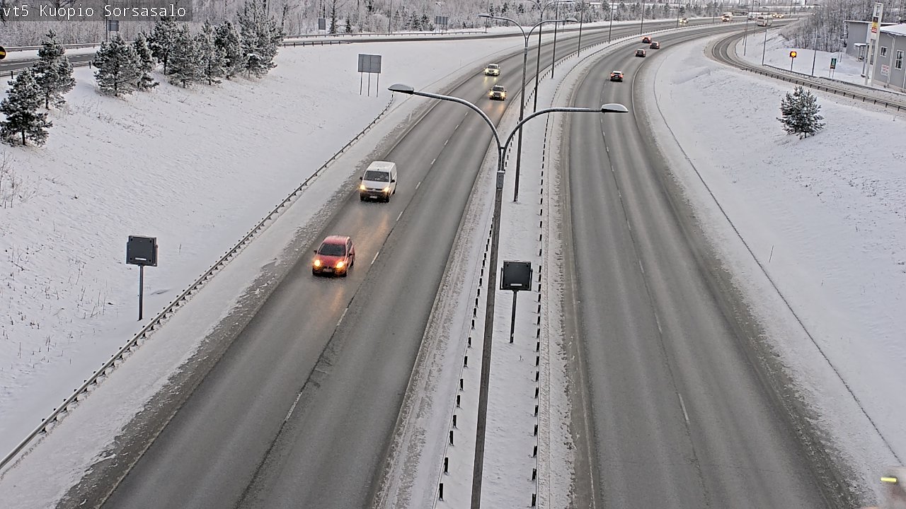 Kelikamerat Kuva Tie 5 Kuopio, Sorsasalo, Kuopio, Pohjois-Savo