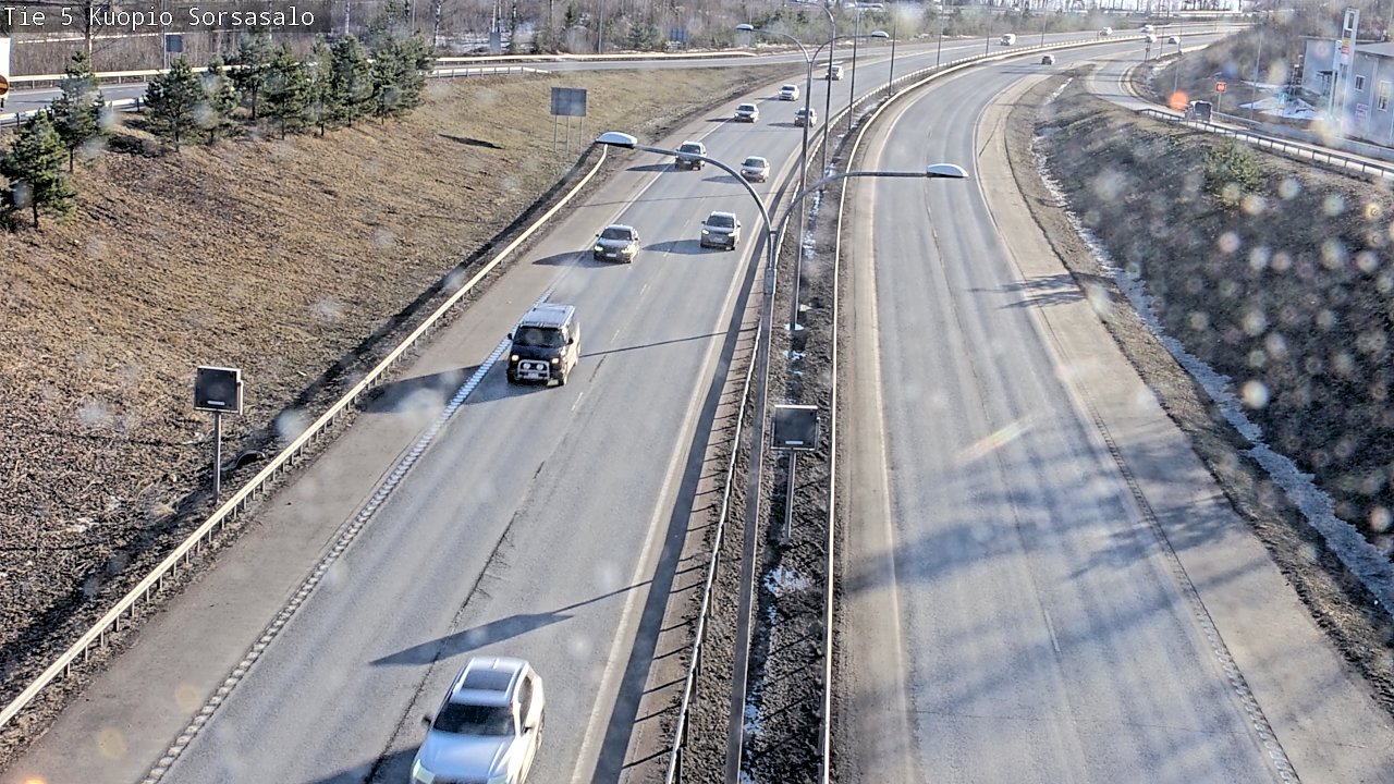 Kelikamerat Kuva Tie 5 Kuopio, Sorsasalo, Kuopio, Pohjois-Savo