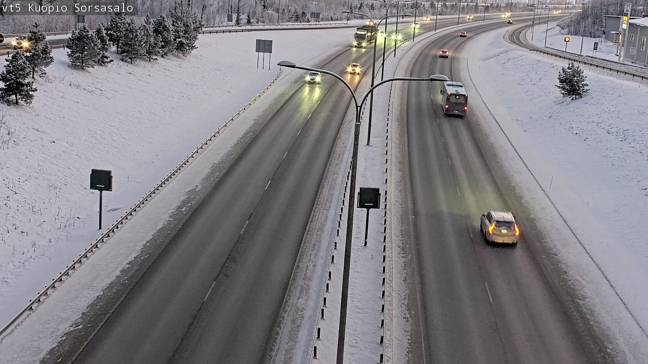 Kelikamerat Kuva Tie 5 Kuopio, Sorsasalo, Kuopio, Pohjois-Savo