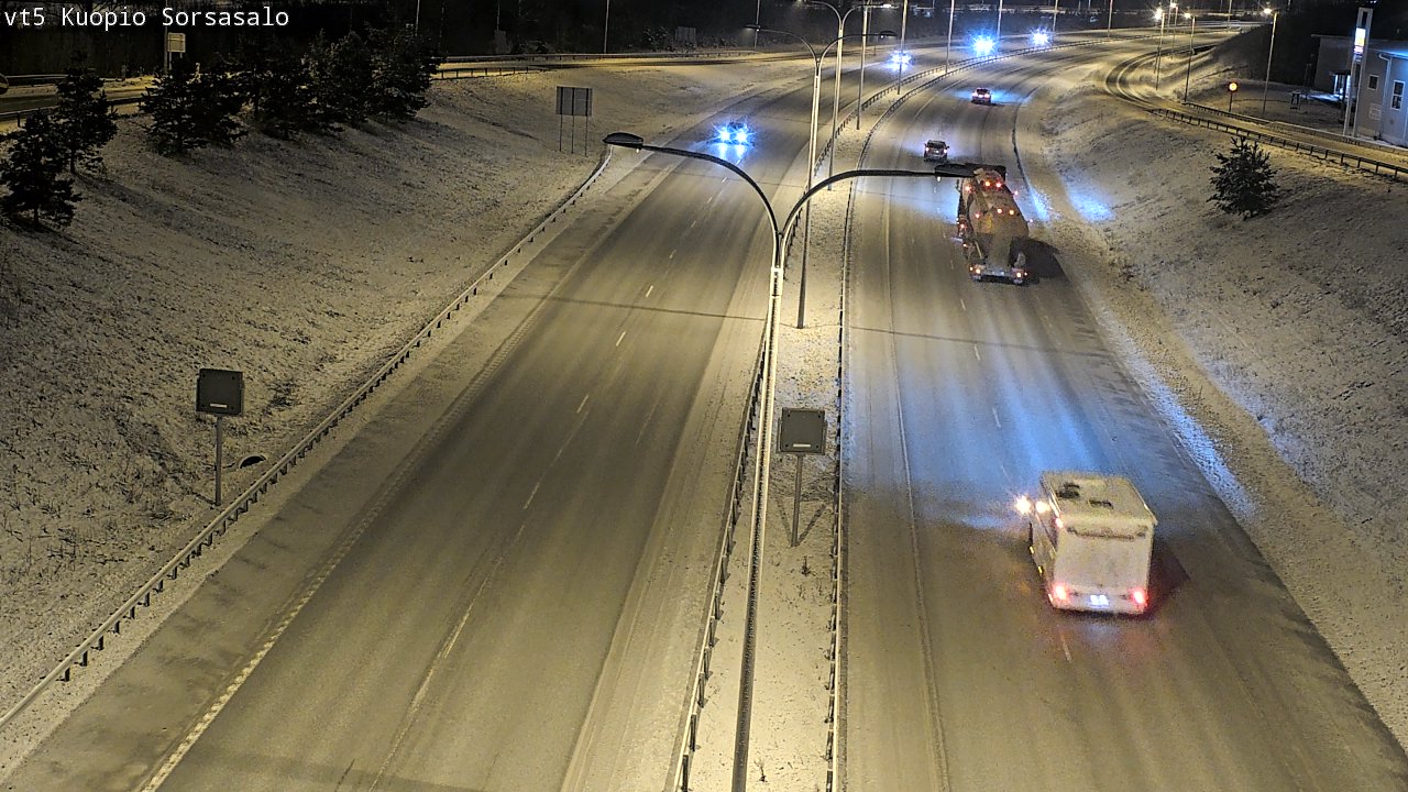 Kelikamerat Kuva Tie 5 Kuopio, Sorsasalo, Kuopio, Pohjois-Savo