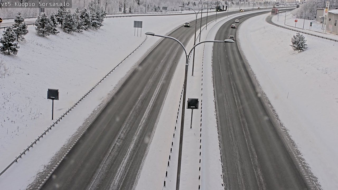 Weather Camera Image Väg 5 Kuopio, Sorsasalo, Kuopio, Pohjois-Savo