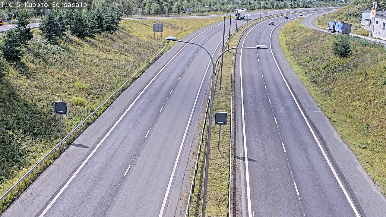 Kelikamerat Kuva Tie 5 Kuopio, Sorsasalo, Kuopio, Pohjois-Savo