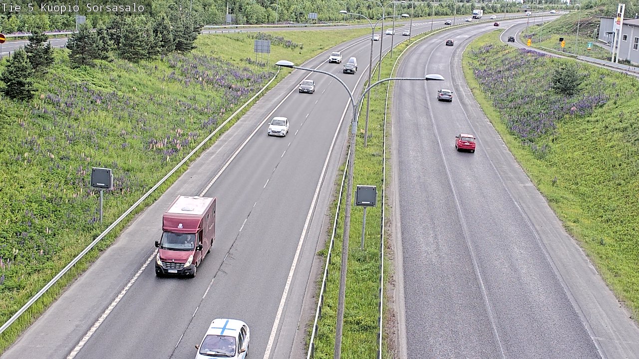 Kelikamerat Kuva Tie 5 Kuopio, Sorsasalo, Kuopio, Pohjois-Savo