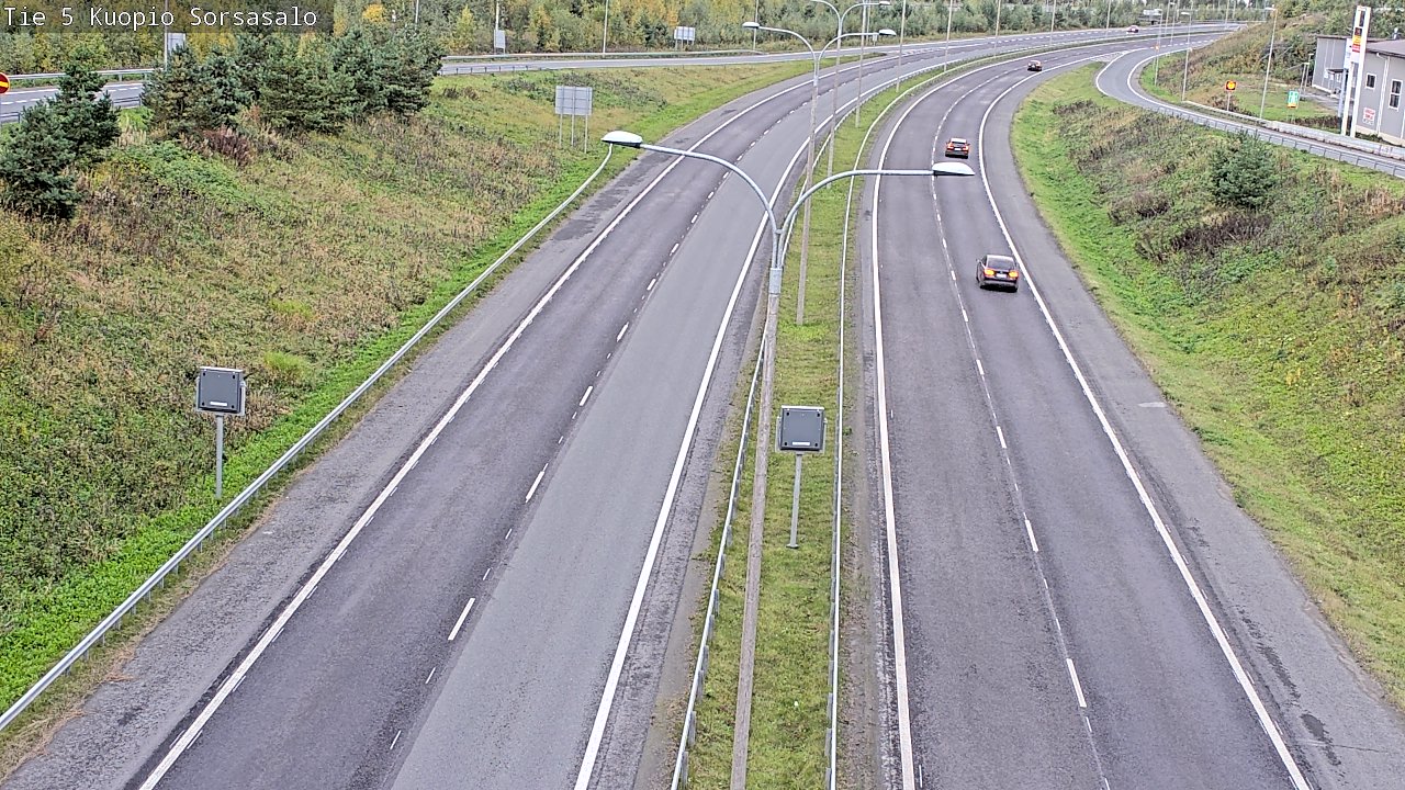 Kelikamerat Kuva Tie 5 Kuopio, Sorsasalo, Kuopio, Pohjois-Savo