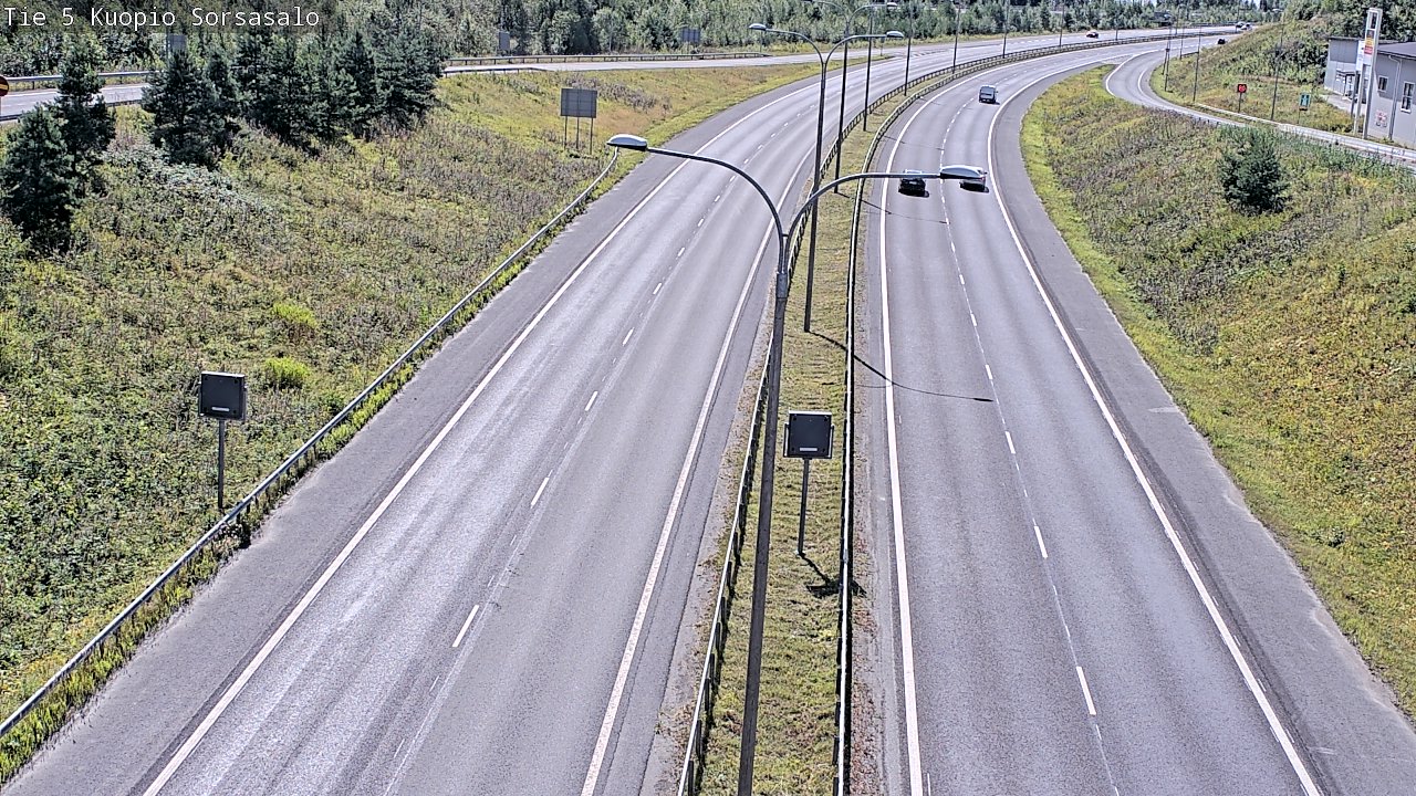 Kelikamerat Kuva Tie 5 Kuopio, Sorsasalo, Kuopio, Pohjois-Savo