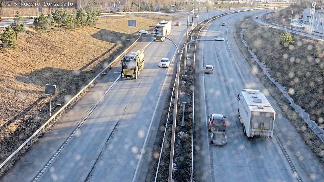Kelikamerat Kuva Tie 5 Kuopio, Sorsasalo, Kuopio, Pohjois-Savo