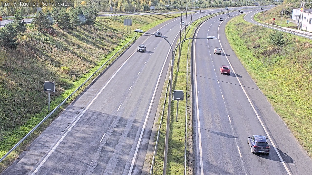 Kelikamerat Kuva Tie 5 Kuopio, Sorsasalo, Kuopio, Pohjois-Savo