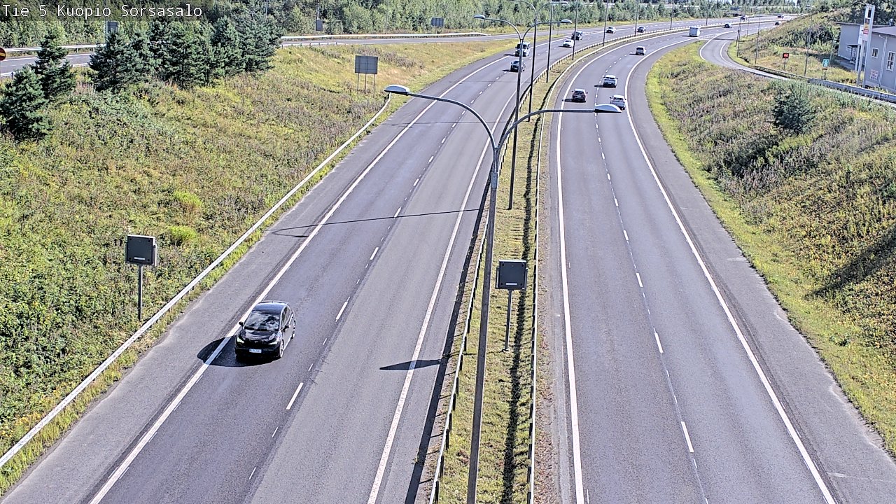 Kelikamerat Kuva Tie 5 Kuopio, Sorsasalo, Kuopio, Pohjois-Savo