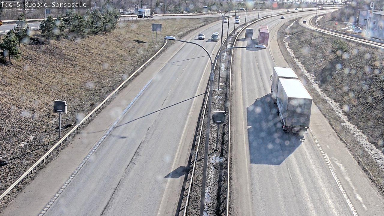 Kelikamerat Kuva Tie 5 Kuopio, Sorsasalo, Kuopio, Pohjois-Savo