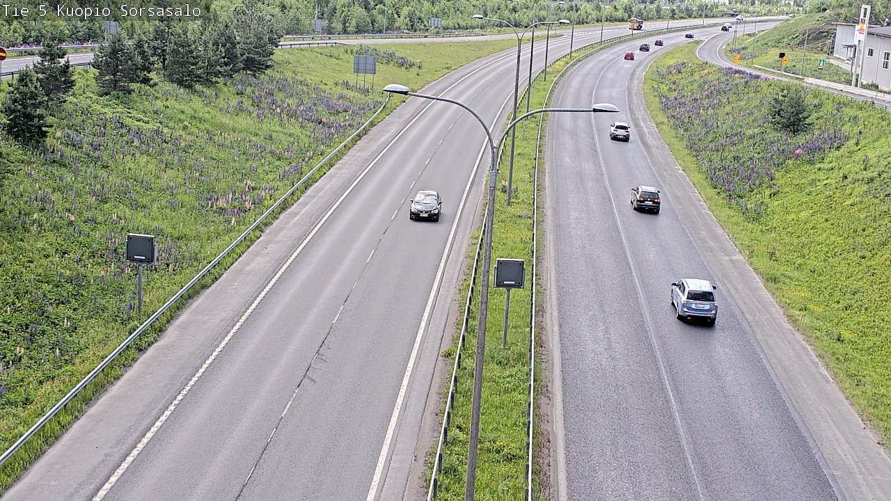 Kelikamerat Kuva Tie 5 Kuopio, Sorsasalo, Kuopio, Pohjois-Savo