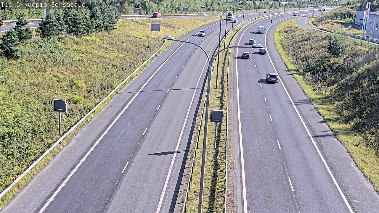 Kelikamerat Kuva Tie 5 Kuopio, Sorsasalo, Kuopio, Pohjois-Savo