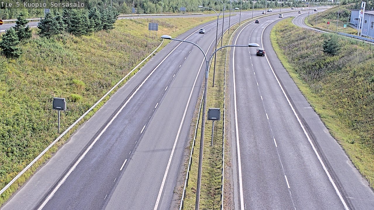 Kelikamerat Kuva Tie 5 Kuopio, Sorsasalo, Kuopio, Pohjois-Savo