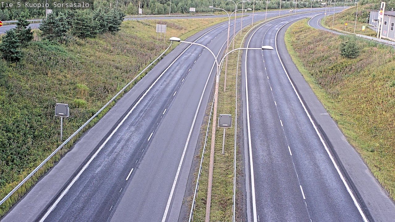 Kelikamerat Kuva Tie 5 Kuopio, Sorsasalo, Kuopio, Pohjois-Savo